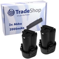 2x Li-Ion Akku 10,8V 2000mAh für Makita BMR103B BMR104 BMR105 DMR102 DMR103