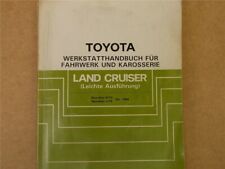 1984 Toyota LandCruiser LJ RJ LJ70 RJ70 Workshop Manual J7 36261M Bodywork..