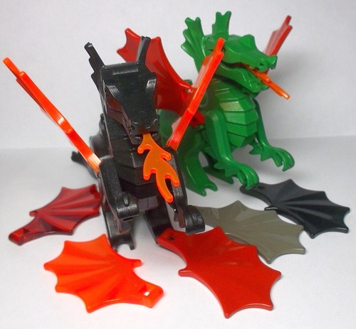 Lego dragon and wings - wings, to