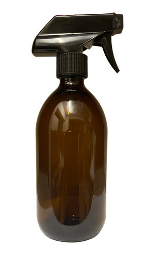 Amber glass bottles - amber, for