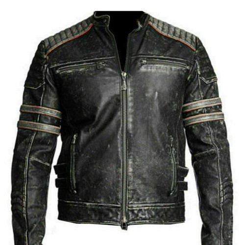 Mens biker vintage motorcycle - vintage,