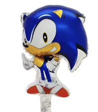 5 X Mini SONIC The HEDGEHOG foil Balloons