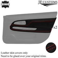 RED STITCH 2X FRONT DOOR CARD