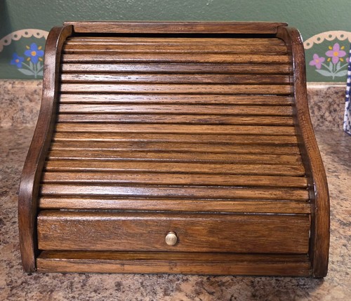 Antique quarter sawn oak roll - antique,