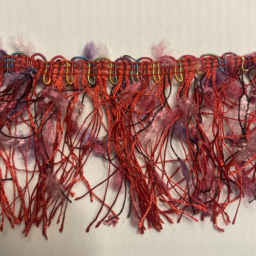 Red multicoloured vv - red,
