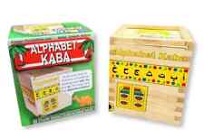 Alphabet Kabah Kids Learning Wooden Blocks Toy (Arabic and English)