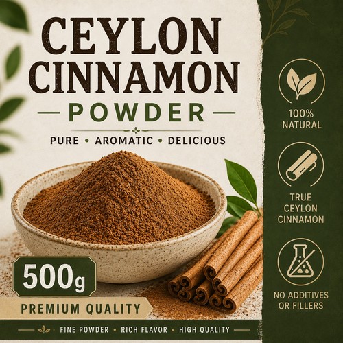 Ceylon cinnamon powder 500g - ceylon,