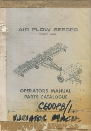 Air flow seeder series - air, 600