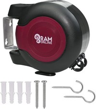 30m Retractable Clothes Reel
