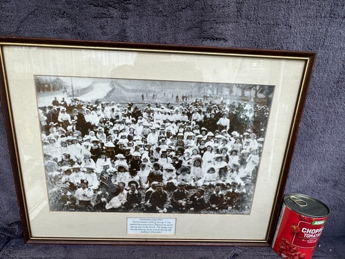 Large 1911 framed photograph - framed,
