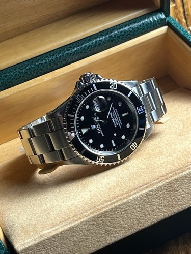 Rolex submariner men - rolex, black