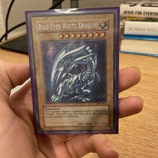 Blue Eyes White Dragon DDS-001 prismatic secret rare - replica card Near Mint 