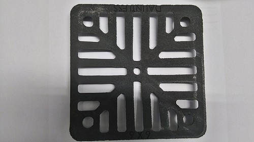 Black square cast - black,