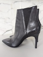 Stylish Feminine Ted Baker UK 5 / EU 38  Maaryal Leather Stiletto Ankle Boots 