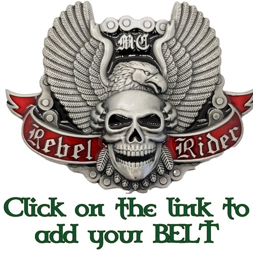 Rebel rider belt - belt, buckle