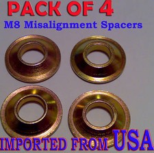 M8 MISALIGNMENT, SPACERS, PACK OF 4, FOR M8 ROSE JOINTS