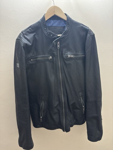 Superdry leather bomber - superdry,