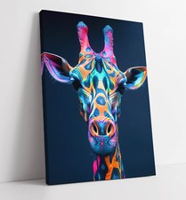 MULTI COLOR FUNKY GIRAFFE HEAD