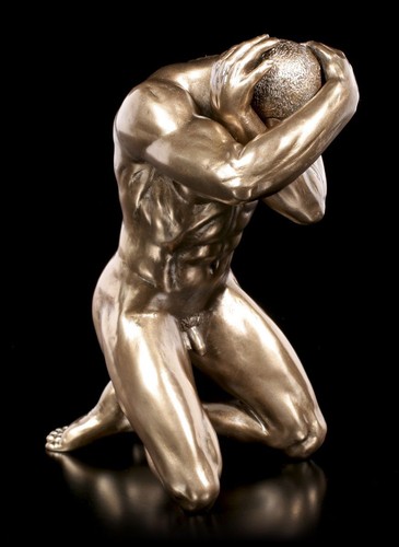 Male nude figure - male,