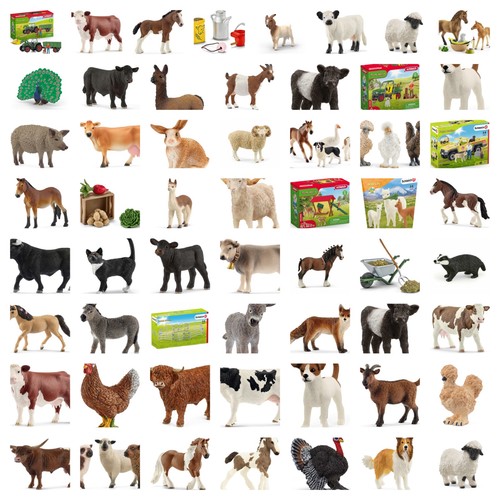 Schleich farm animals - animals,