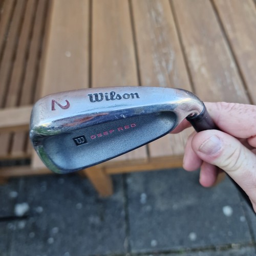 Wilson deep red iron with - red,