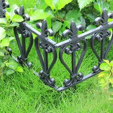 3 6 9 BLACK PLASTIC PICKET