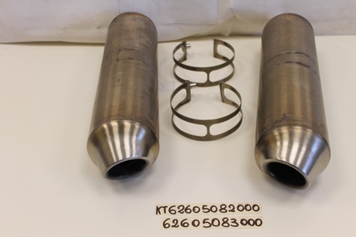 Pair exhaust terminals muffler - exhaust,