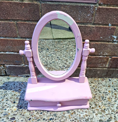 Pink wooden freestanding - pink,