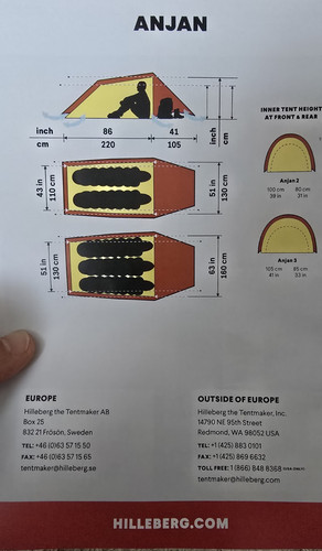 Hilleberg anjan tunnel - 2, tent