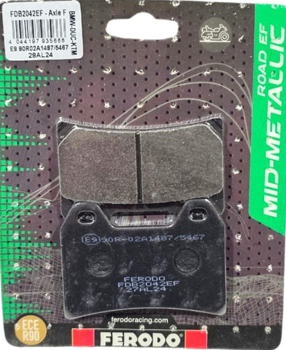 Front brake pads ferodo - front,