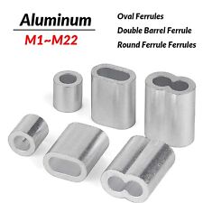 Aluminium Swage Crimps Sleeves Wire Rope Cable Ferrules For Stainless Steel Wire
