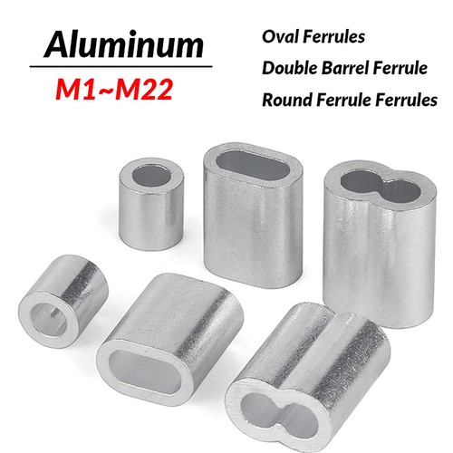 Aluminium swage crimps sleeves - aluminium,