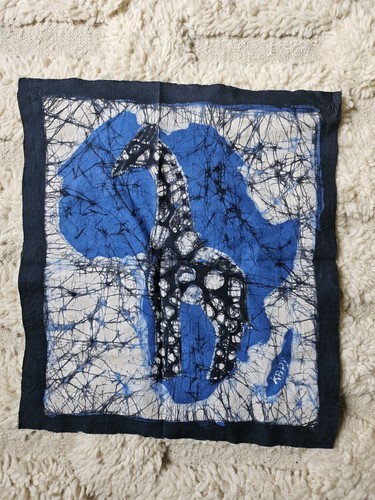 African batik wall art - batik,