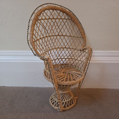 Vintage wicker rattan mini - rattan,