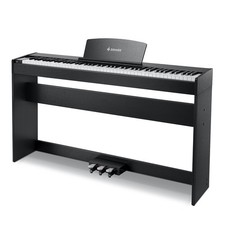 Donner DDP-50 Lite Digital Piano 88 Weighted Key 1000 Rhythm Timbre+ Stand Pedal