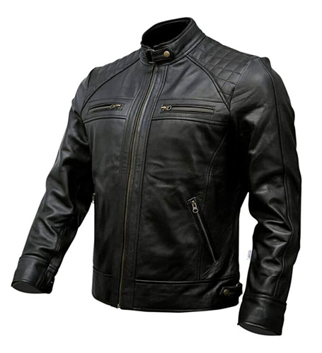 Café racer mens lambskin - café,