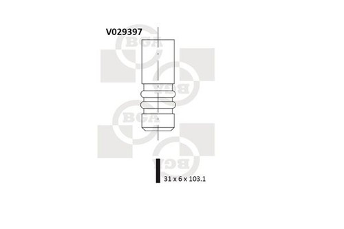 Intake valve fits irmscher - intake,
