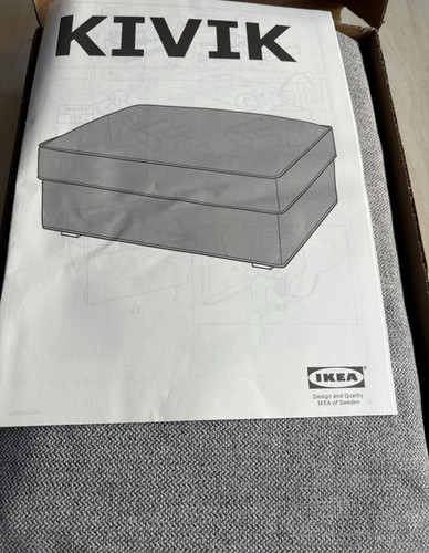 Ikea kivik footstool - kivik, footstool/ottoman