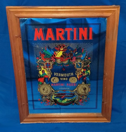 1970s martini large framed pub - 1970s,