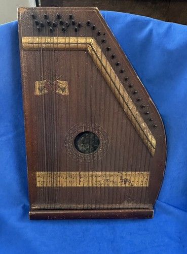 Vintage antique zither - antique,