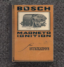 4 DU Types Magneto Instruction & Service Parts Manual Fits Bosch DU4