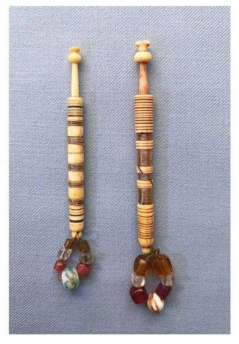 Antique lace bobbins - antique,