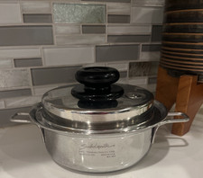 Saladmaster 316Ti Titanium Stainless Steel 1 quart Saucepan and Lid