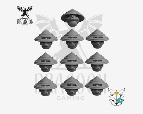 Samurai space knights helmets - knights,