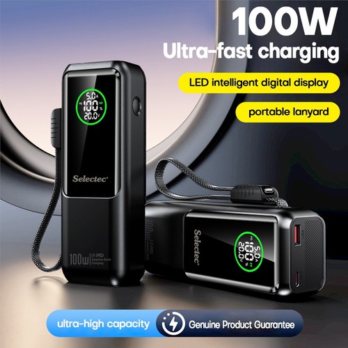 Power bank 900000mah 100w fast - bank,