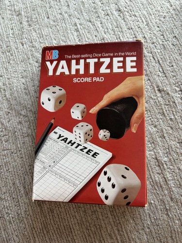 Yahtzee dice game score pad - yahtzee,