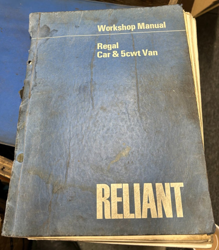 Reliant regal 5cwt van - regal,
