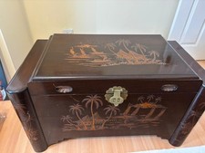 Stunning Chinese Camphor Wood  Trunk/Chest with Brass Fittings