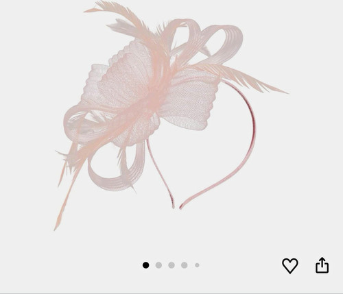 Pink fascinator mesh - mesh, netting