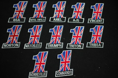 Classic british bike number - classic,